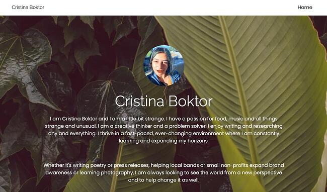 online portfolio: journo portfolio