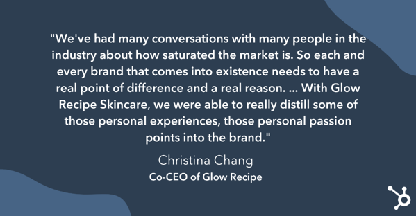 Christina Chang on the cosmetics industry's saturated market.