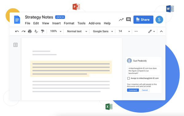 google drive marketing collaboration software