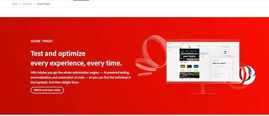 a/b testing tool - adobe target