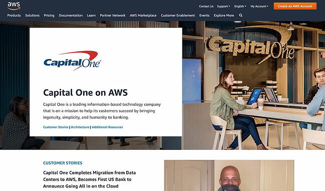 Case study example from Amazon AWS