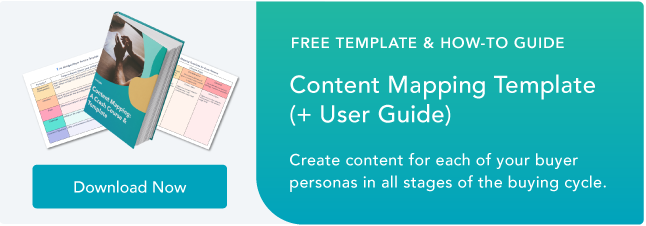 Blog - Content Mapping Template