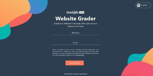 SEO Tool: HubSpot Website Grader