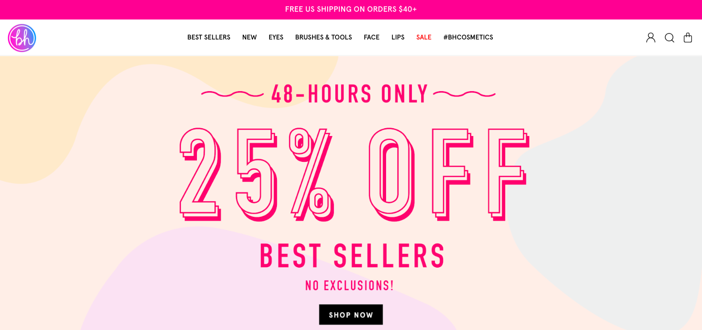 best affiliate marketing programs: bh cosmetics