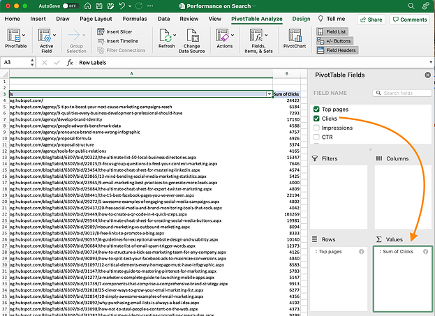 how to create a pivot table step 5: drag and drop a field into the values area