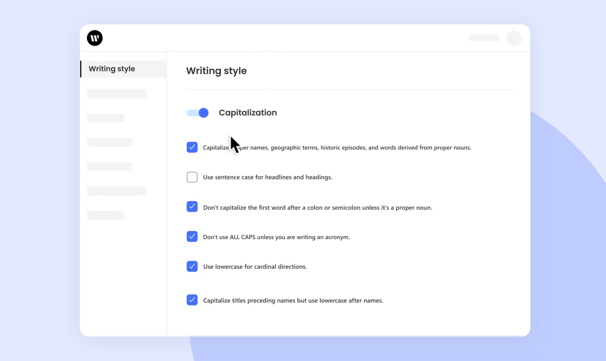 writer grammar checking tool