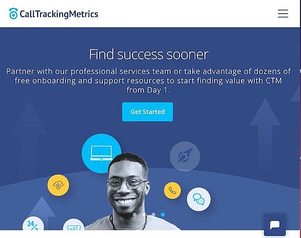 CallTrackingMetrics homepage