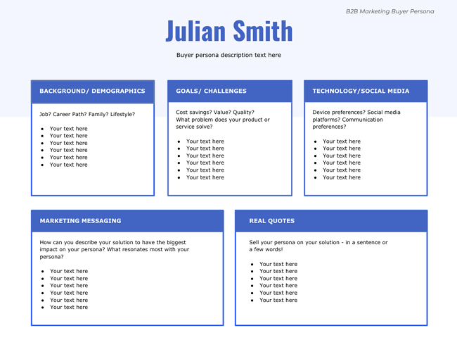 buyer persona research