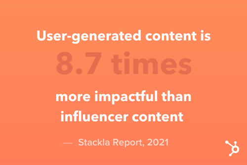 consumer behavior statistic from 2021 Stackla report