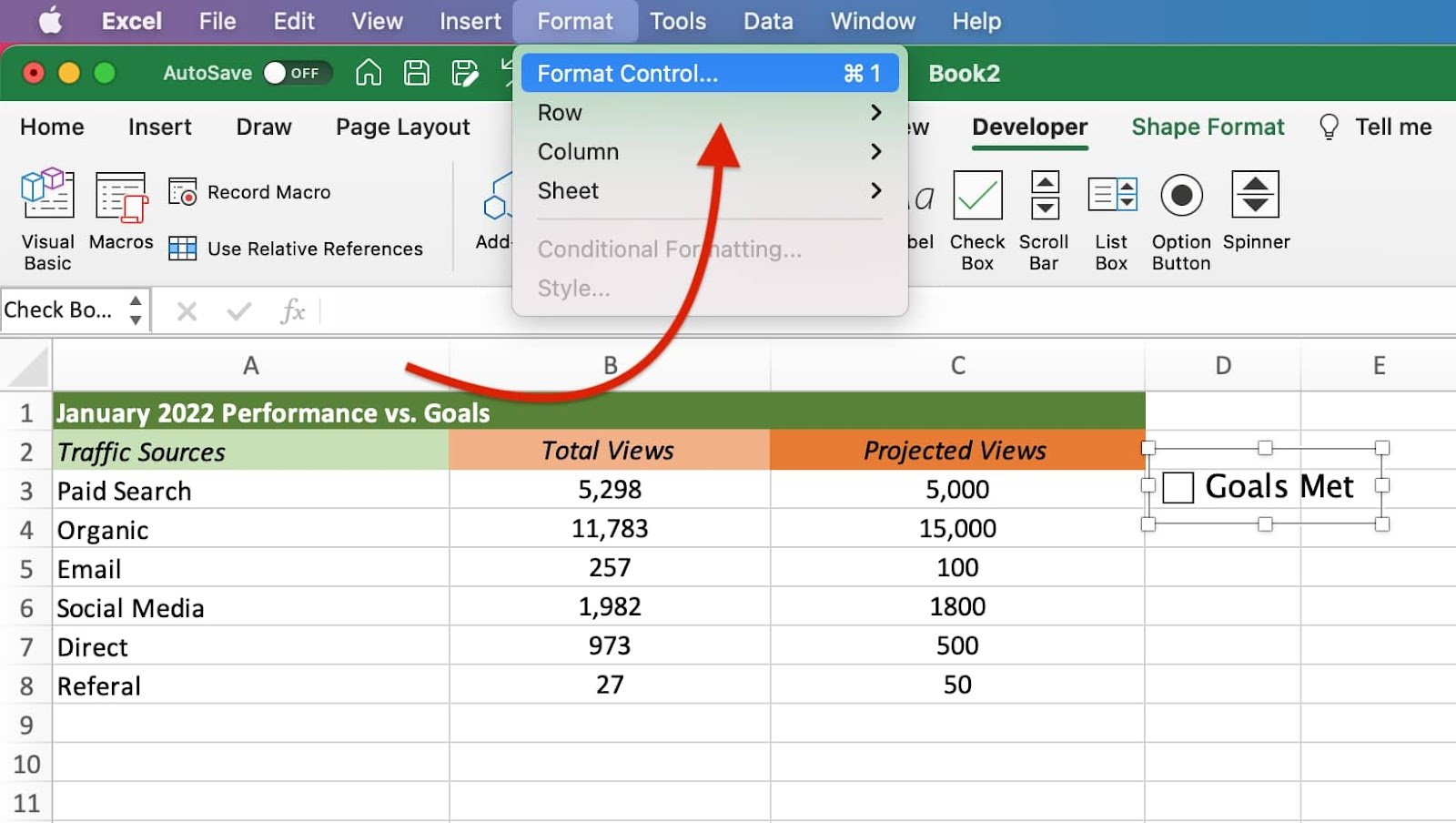 How Do You Insert A Checkbox In An Excel Cell