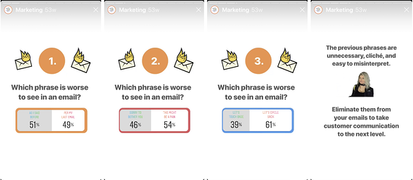 HubSpot Poll Instagram Story