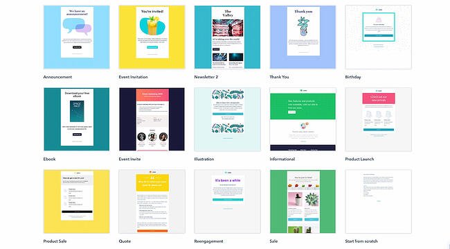 email newsletter templates: hubspot