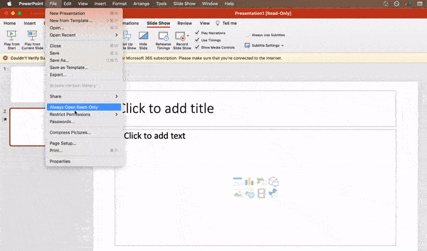 powerpoint presentation: resize slide