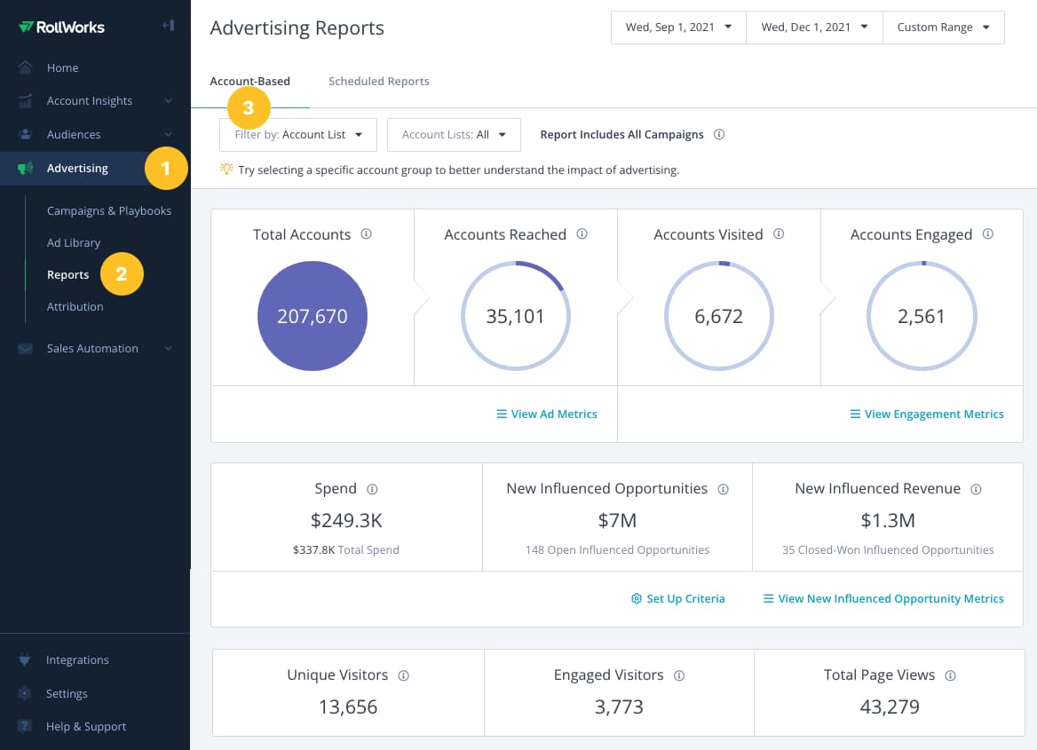 RollWorks-Dashboard