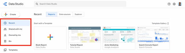 how to use google data studio: access reports