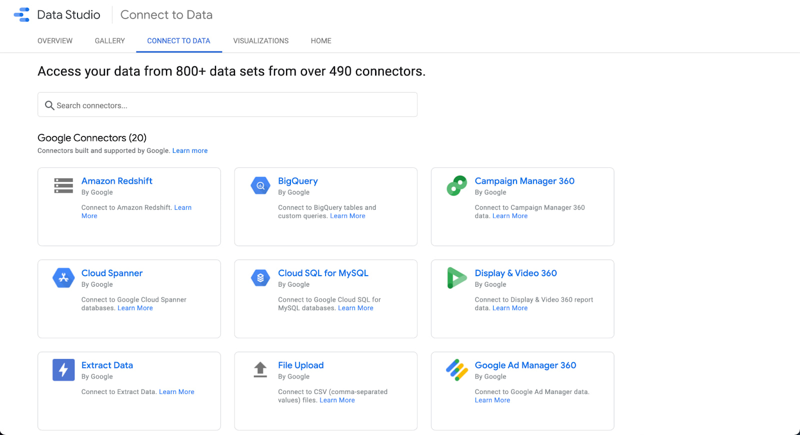 google data studio tips: connect to sources