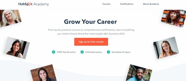 Leadership resources: HubSpot Academy