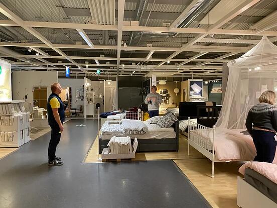 experiential marketing example: ikea sleepover