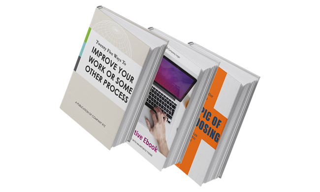 Three Free ebook templates by HubSpot