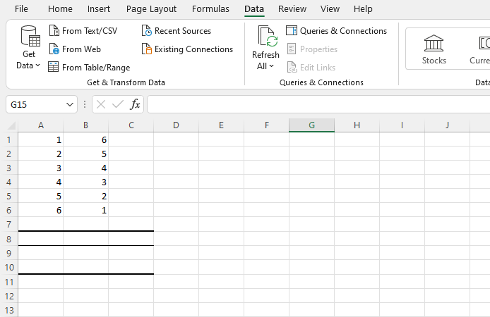 how to calculate correlation coefficient in excel: open excel