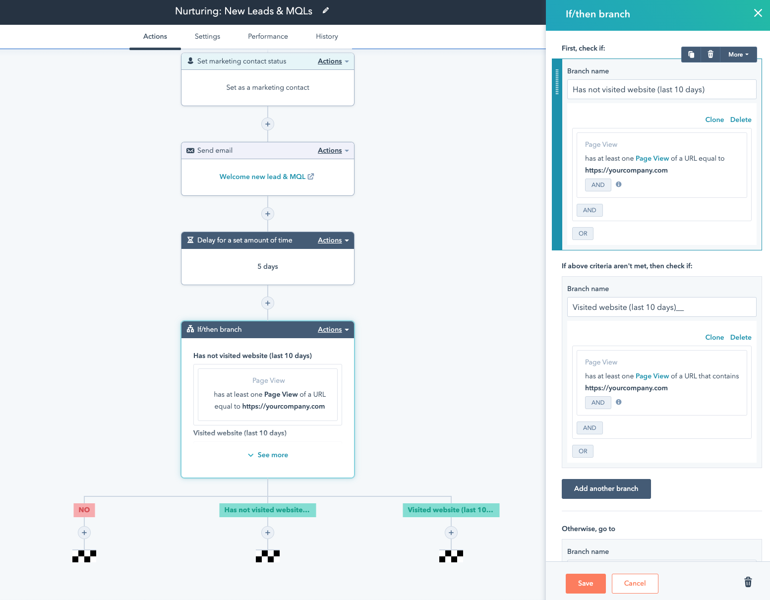 Workflow automation software: HubSpot