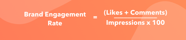 formula to calculate brand instagram engagement rate