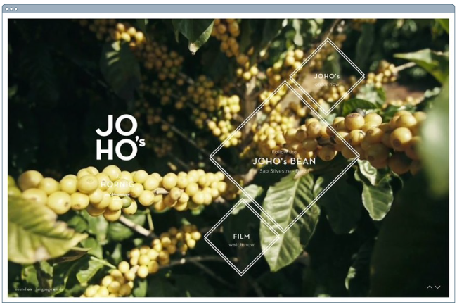 Best website examples: johos bean