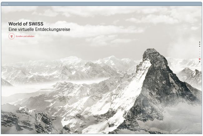 Best website examples: world of swiss