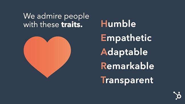 HubSpot company values 