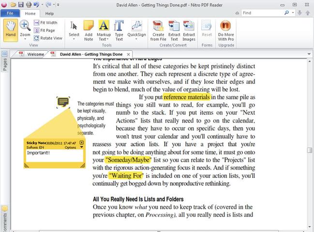 Best free pdf readers: Nitro pdf