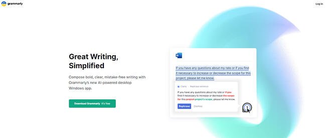 b2b website examples: grammarly