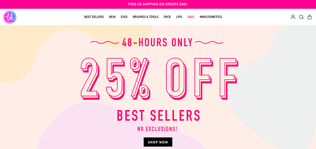 best affiliate marketing programs: bh cosmetics