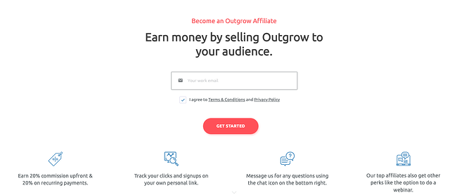 outgrow affiliate marketing program