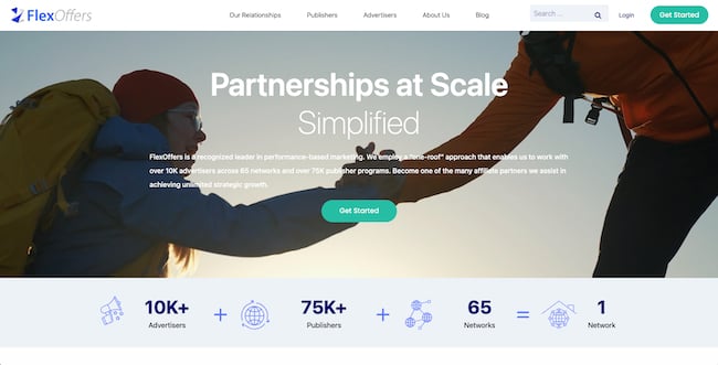 affiliate network example: flexoffers