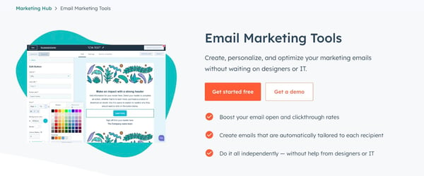  bulk email service, HubSpot