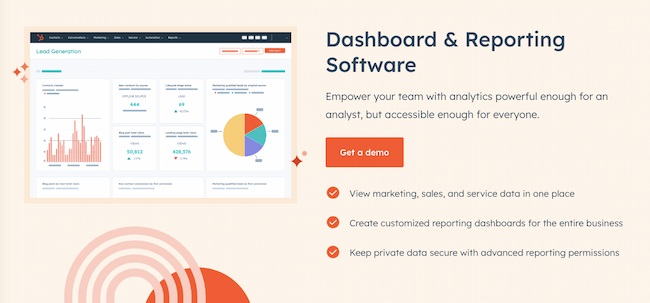 Marketing attribution software: HubSpot