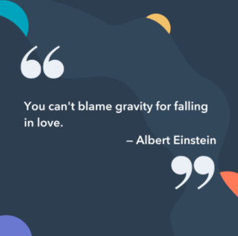 valentine's instagram caption: you can't blame gravity for falling in love. -albert einstein