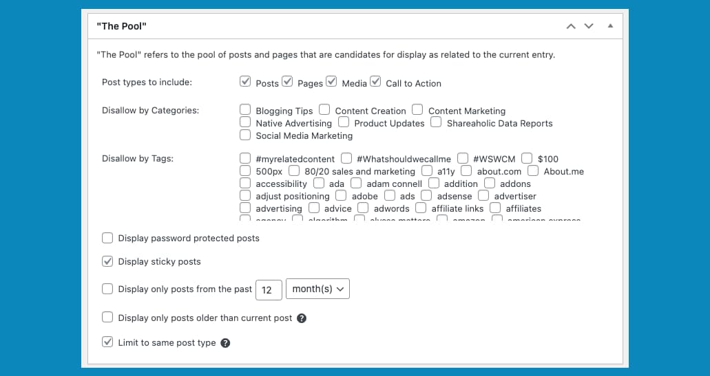 internal linking tools, yet another related post plugin