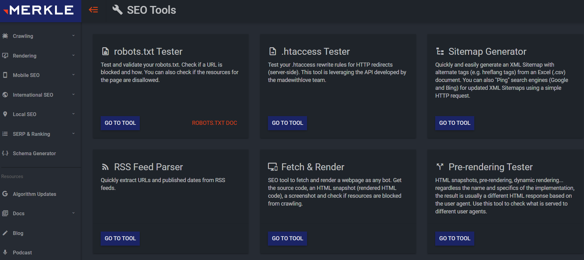 Merkle’s SEO Tools — SEO automation tools
