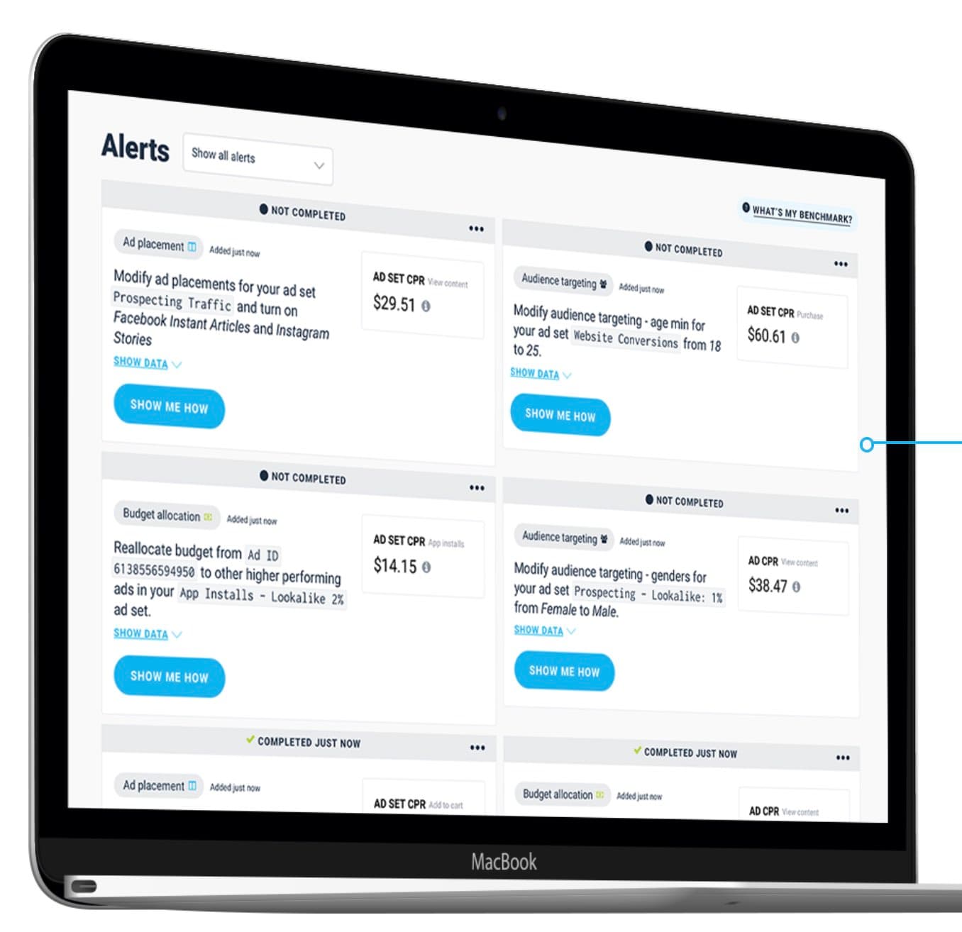 Social media AI tools, Pattern89 dashboard