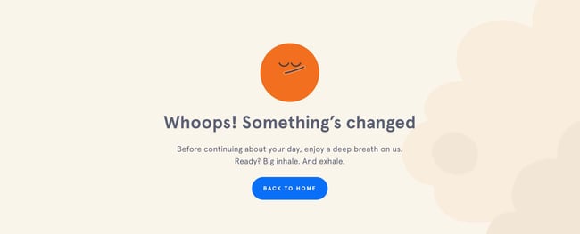 404 error pages headspace 