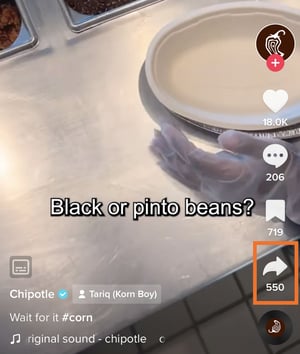 TikTok tricks: stich tool