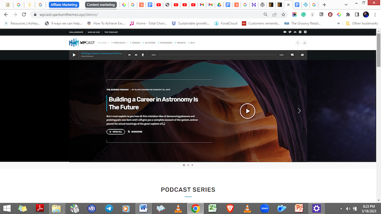 WordPress podcasting theme: WpCast