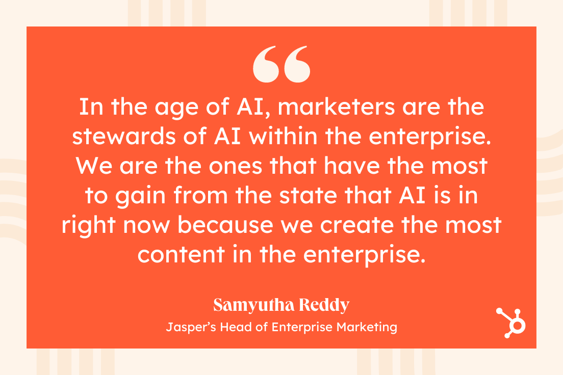 Samyutha reddy on why marketers should be excited about AI