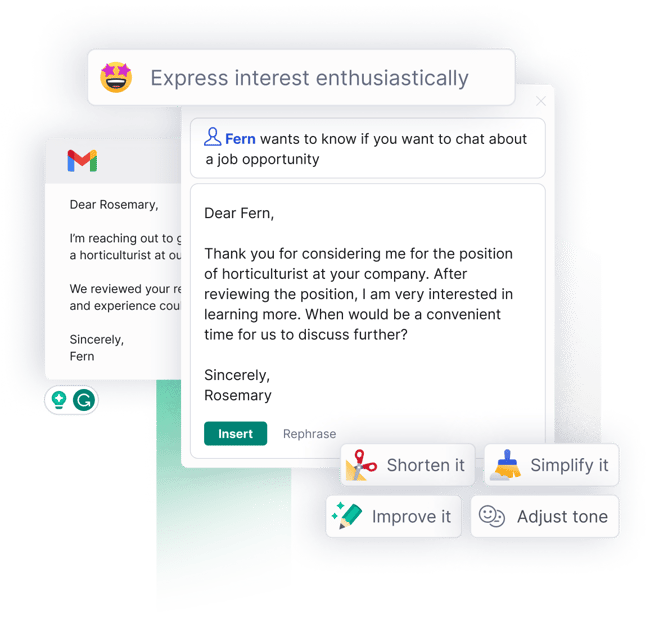 ai email marketing tools: grammarly